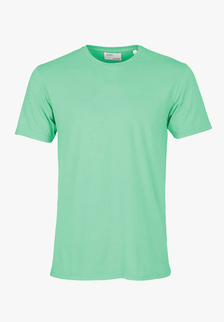 photo d'un tee-shirt en coton bio de la marque colorful standard