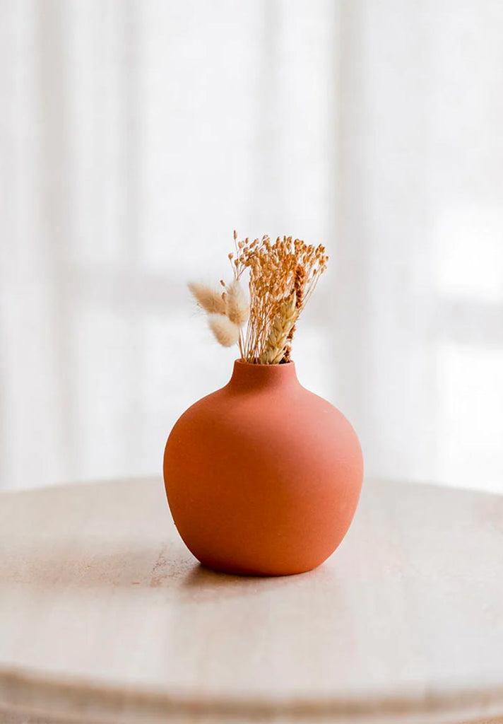 photo zoom vase soliflore en céramique