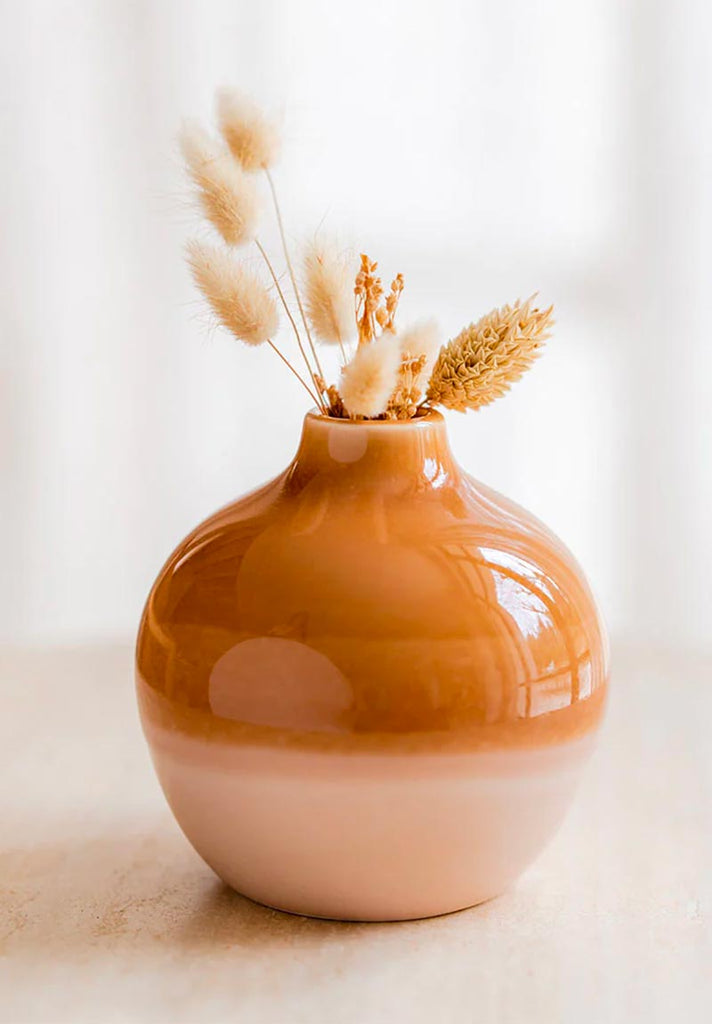 photo zoom vase soliflore en céramique